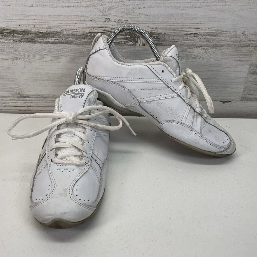 Danskin Now Womens Joanie Athletic Shoes White 2532898 Lace Up Low Top Sz‎ 8W